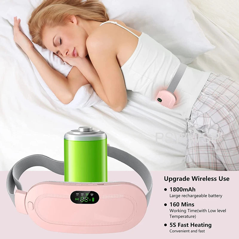 Key Portable Heating Pad Cordless Period Massager Cramp Simulator Machine  Menstrual Cramps - AliExpress